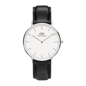  Shop Authentic Daniel Wellington Classic Reading White Dial Black Leather Strap Watch For Women - DW00100058 - Luxxuri