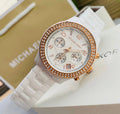  Shop Authentic Michael Kors Ceramic White Dial White Steel Strap Watch for Women - MK5269 - Luxxuri