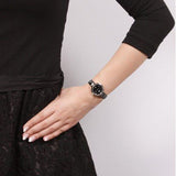  Shop Authentic Tissot T Lady Flamingo Black Dial Black Leather Strap Watch For Women - T094.210.16.051.00 - Luxxuri