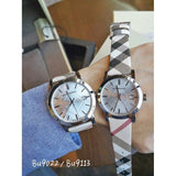 Shop Authentic Burberry The City White Dial Brown Leather Strap Watch for Women - BU9113 - Luxxuri