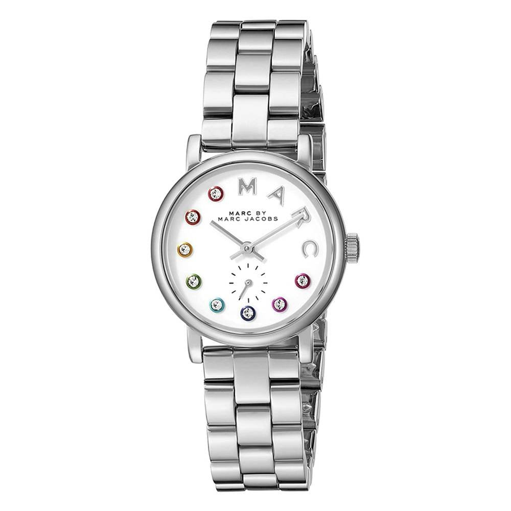  Shop Authentic Marc Jacobs Baker Dexter White Dial Silver Steel Strap Watch for Women - MBM3423 - Luxxuri