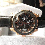  Shop Authentic Guess Pinnacle Chronograph Quartz Black Dial Black Leather Strap Watch For Men - W0673G5 - Luxxuri