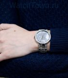  Shop Authentic Michael Kors Parker Mother of Pearl Silver Steel Strap Watch for Women - MK6424 - Luxxuri