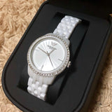  Shop Authentic Emporio Armani Ceramic White Dial White Ceramic Bracelet Watch For Women - AR1477 - Luxxuri