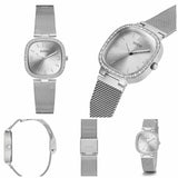  Shop Authentic Guess Tapestry Diamonds Silver Dial Silver Mesh Bracelet Watch for Women - GW0354L1 - Luxxuri