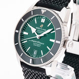  Shop Authentic Breitling Superocean Heritage B20 Automatic 42 Green Dial Black Mesh Bracelet Watch for Women - AB2010121L1S1 - Luxxuri