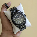  Shop Authentic Emporio Armani Sportivo Quartz Black Dial Black Steel Strap Watch For Men - AR11027 - Luxxuri