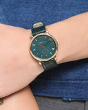  Shop Authentic Marc Jacobs Baker Green Dial Green Leather Strap Watch for Women - MBM1268 - Luxxuri