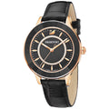  Shop Authentic Swarovski Octea Lux Black Dial Black Leather Strap Watch for Women - 5414410 - Luxxuri