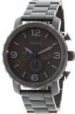  Shop Authentic Fossil Nate Chronograph Black Dial Black Steel Strap Watch for Men - JR1401 - Luxxuri