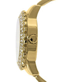  Shop Authentic Guess Dazzler Diamonds Silver Dial Gold Steel Strap Watch for Women - W0335L2 - Luxxuri