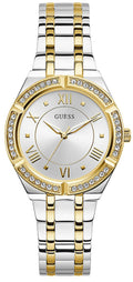  Shop Authentic Guess Cosmo Diamonds Silver Dial Two Tone Steel Strap Watch for Women - GW0033L4 - Luxxuri