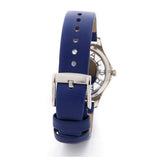  Shop Authentic Marc Jacobs Henry Skeleton Blue Dial Blue Leather Strap Watch for Women - MBM1337 - Luxxuri