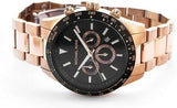  Shop Authentic Michael Kors Layton Chronograph Black Dial Rose Gold Steel Strap Watch For Men - MK8824 - Luxxuri