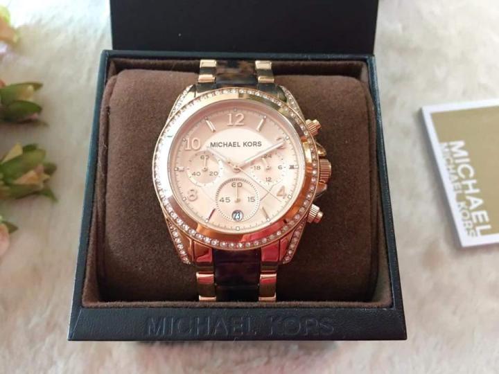 Shop Authentic Michael Kors Blair Rose Gold Dial Two Tone Steel Strap Watch For Women - MK5859 - Luxxuri