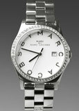  Shop Authentic Marc Jacobs Henry Diamonds White Dial Silver Steel Strap Watch for Women - MBM3044 - Luxxuri