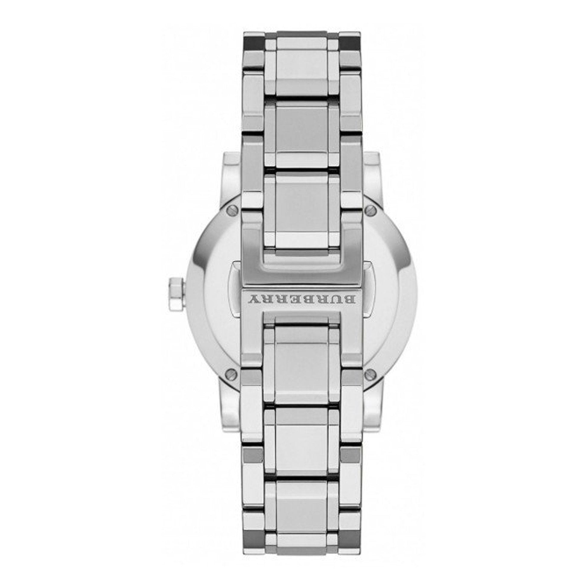  Shop Authentic Burberry The City Silver Dial Silver Steel Strap Watch for Women - BU9143 - Luxxuri