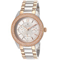 Shop Authentic Bulova Crystal Collection Silver Dial Two Tone Steel Strap Watch for Women - 98N100 - Luxxuri