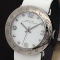  Shop Authentic Marc Jacobs Blade White Dial White Leather Strap Watch for Women - MBM1223 - Luxxuri