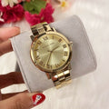  Shop Authentic Michael Kors Norie Gold Dial Gold Steel Strap Watch for Women - MK3560 - Luxxuri