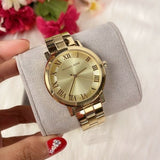  Shop Authentic Michael Kors Norie Gold Dial Gold Steel Strap Watch for Women - MK3560 - Luxxuri