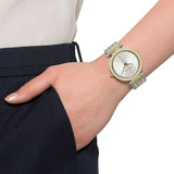  Shop Authentic Michael Kors Darci Silver Dial Two Tone Stainless Steel Strap Watch for Women - MK3215 - Luxxuri