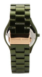  Shop Authentic Michael Kors Slim Runway Green Dial Green Steel Strap Watch for Women - MK4526 - Luxxuri