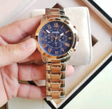  Shop Authentic Fossil Grant Chronograph Blue Dial Two Tone Steel Strap Watch for Men - FS5024 - Luxxuri