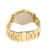  Shop Authentic Michael Kors Slim Runway Gold Dial Gold Steel Strap Watch for Women - MK3335 - Luxxuri