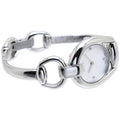  Shop Authentic Gucci Horsebit Collection Diamonds Mother of Pearl Dial Silver Steel Strap Watch For Women - YA139506 - Luxxuri