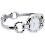  Shop Authentic Gucci Horsebit Collection Diamonds Mother of Pearl Dial Silver Steel Strap Watch For Women - YA139506 - Luxxuri