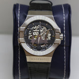  Shop Authentic Maserati Potenza Automatic Black Dial Black Leather Strap Watch For Men - R8821108001 - Luxxuri