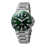  Shop Authentic Oris Aquis Date Green Dial Silver Steel Strap Watch for Men - 0173377304157-0782405PEB - Luxxuri