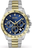  Shop Authentic Hugo Boss Hero Blue Dial Two Tone Steel Strap Watch for Men - 1513767 - Luxxuri