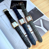  Shop Authentic Movado Heritage Mother of Pearl White Dial Grey Leather Strap Watch For Women - 3650051 - Luxxuri