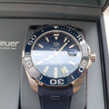  Shop Authentic Tag Heuer Aquaracer Blue Dial Watch for Men - WAY201B.FT6150 - Luxxuri