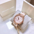  Shop Authentic Michael Kors Bryn Rose Gold Dial Two Tone Steel Strap Watch for Women - MK6135 - Luxxuri