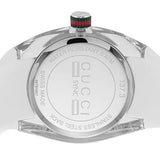  Shop Authentic Gucci Sync Quartz White Dial White Rubber Strap Unisex Watch - YA137302 - Luxxuri
