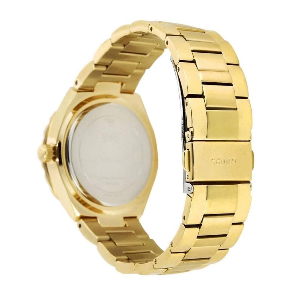  Shop Authentic Guess Viva Diamonds Gold Dial Gold Steel Strap Watch for Women - W0111L2 - Luxxuri