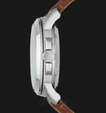  Shop Authentic Fossil Grant Twist Multi-Function White Dial Brown Leather Strap Watch for Men - ME1144 - Luxxuri