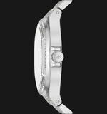  Shop Authentic Michael Kors Lennox Three Hand Blue Dial Silver Steel Strap Watch For Women - MK6990 - Luxxuri