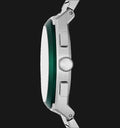 Fossil Everett Chronograph Green Dial Silver Steel Strap Watch for Men - FS5964