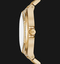  Shop Authentic Michael Kors Lennox Three Hand Crystals White Dial Gold Steel Strap Watch For Women - MK6991 - Luxxuri