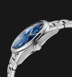 Shop Authentic Tag Heuer Carrera Twin Time Blue Dial Silver Steel Strap Watch for Men - WBN201A.BA0640 - Luxxuri