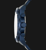  Shop Authentic Fossil Bronson Chronograph Blue Dial Blue Steel Strap Watch for Men - FS5916 - Luxxuri