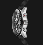  Shop Authentic Tag Heuer Carrera Chronograph Black Dial Black Rubber Strap Watch for Men - CBN2A1AA.FT6228 - Luxxuri
