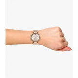  Shop Authentic Michael Kors Sawyer Mother of Pearl White Dial Rose Gold Steel Strap Watch for Women - MK6282 - Luxxuri