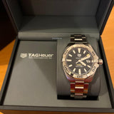  Shop Authentic Tag Heuer Aquaracer Automatic Caliber 5 Black Dial Silver Steel Strap Watch for Men - WBD2110.BA0928 - Luxxuri