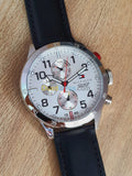  Shop Authentic Tommy Hilfiger Trent Multifunction White Dial Black Leather Strap Watch for Men - 1791138 - Luxxuri