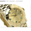  Shop Authentic Marc Jacobs Amy Dexter Gold Dial Gold Steel Strap Watch for Women - MBM3215 - Luxxuri
